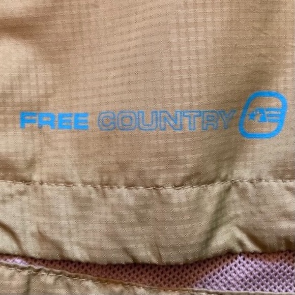 Free Country Windbreaker Rain Jacket Light Green Gray Small - Picture 4 of 9